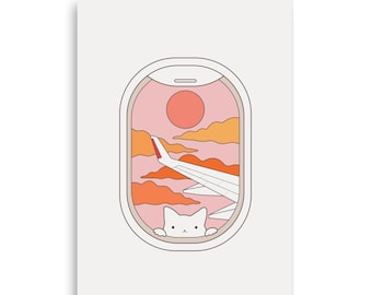 Cat Landscape 173 - Art print