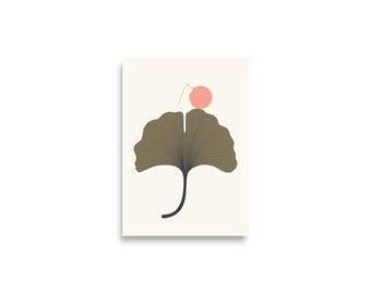 Cat and Plant 33 - Art print