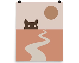 Cat Landscape 16 - Art print