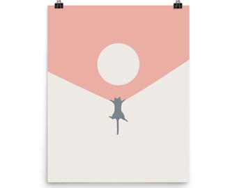 Cat Landscape 110 - Art print