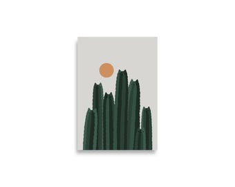Cat and Plant 31 - Art print