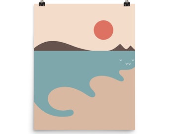 Cat Landscape 79 - Art print