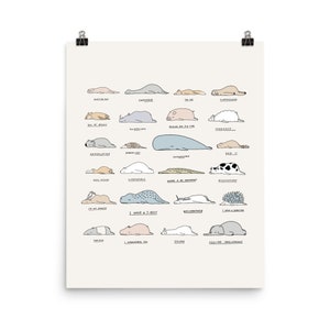 The Moody Animals - Art print