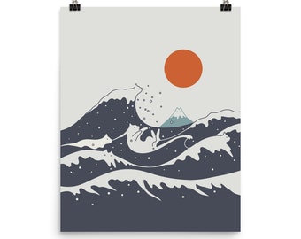 Cat Landscape 55A - Art print