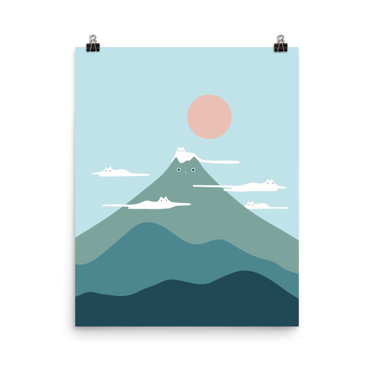 Cat Landscape 72B - Art Print - Etsy (24" x 36")