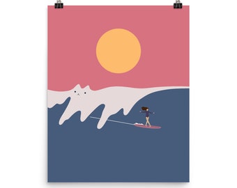 Cat Landscape 91 - Art print