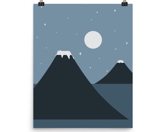Cat Landscape 44 - Art print