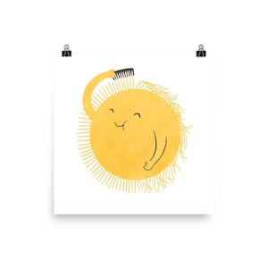 Here comes the sun - Art Print