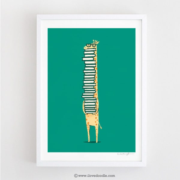 A Book Lover - art print