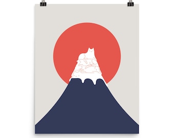 Cat Landscape 30 - Art print