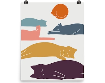 Cat Landscape 11 - Art print