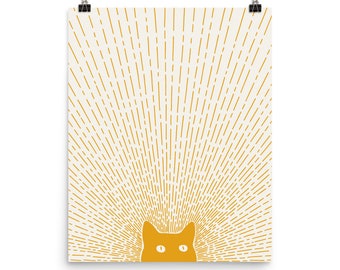Cat Landscape 96 - Art print
