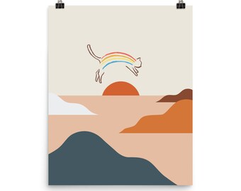 Cat Landscape 31b - Art print