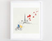 Love around the world "Paris" - limited edition art print