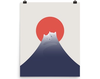 Cat Landscape 98 - Art print