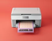 Printer Mockup: A4 Calendar & Planner Presentation for Printables (PSD, Photopea, PNG)