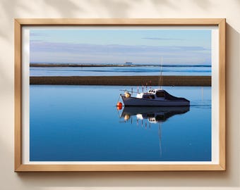 Fishing Boat Wall Art, Coastal Photography Print, Nautical Home Decor