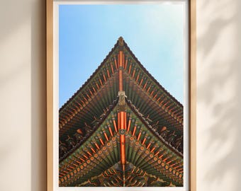 Gyeongbokgung Palace Wall Art, Seoul South Korea Print