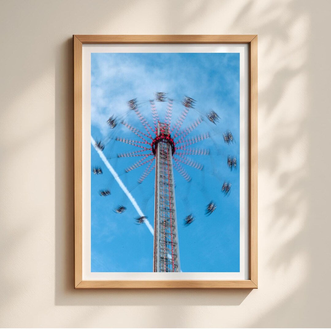 Spinning Fair Ground Ride Blurred Motion Poster | Travel and Urban ...