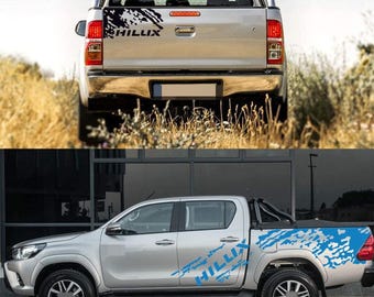 Auto Embleme Aufkleber Für Toyota Hilux Pick Up,3D Metall Logo Auto
