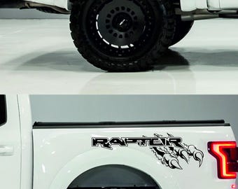 Ford Raptor Sport, Ford Raptor klo, Ford bil Raptor F150 dekal vinyl dekal klistermärke stötfångare dekal 2st etikettset 4x4 Adventure dekaler, Ralli