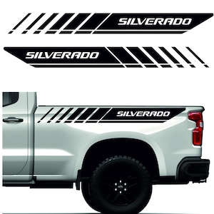 Chevrolet,Silverado decal, Trouvez decals,Chevy Trucks 1500 Window Sticker Bed Tailgate Vinyl Decal Chevrolet Logo