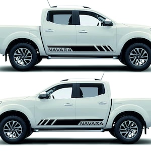 2 Pcs Panel Door Side Stripes for NISSAN NAVARA - Decal sticker, Nissan NP300 NAVARA
