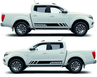2 Pcs Panel Door Side Stripes for NISSAN NAVARA - Decal sticker, Nissan NP300 NAVARA
