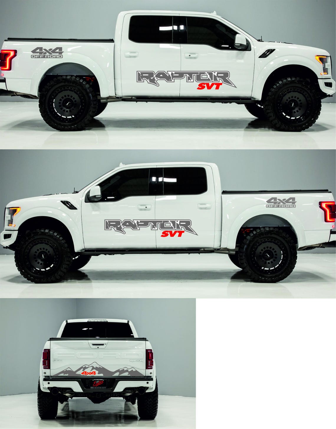 Ford Raptor Rear Decal Ford Raptor SVT Ford Raptor 4x4,ford Car Raptor F150 Decal Vinyl Decal ...