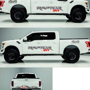 Ford Raptor R Lettering In Red Ford Raptor SVT Ford Raptor 4x4,ford Car Raptor F150 Decal Vinyl Decal ...