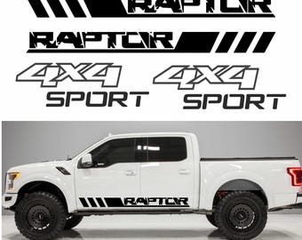 Ford Raptor Sport Ford Raptor 4x4,Ford Car Raptor F150 Decal Vinyl Decal Sticker  Bumper Decal 4 pcs tag sets 4x4 Adventure universal decal