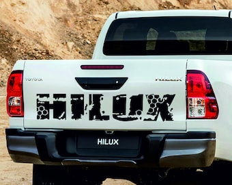 Toyota-sticker Hilux achterklep sticker achterklep pick-up D4D Toyota-stickers, toyotda-stickers, Hilux-sticker, hilux-sticker