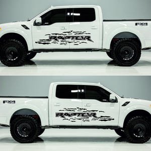 Ford Ranger,Ford Raptor F150 Decal,Ford Wild Trak, Vinyl Decal Sticker Bumper Decal 4pcs tag sets