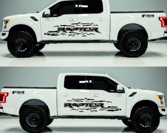 Ford Ranger, Ford Raptor F150 dekaler, Ford Wild Trak, vinyldekaler stötfångardekaler 4-pack etikettset