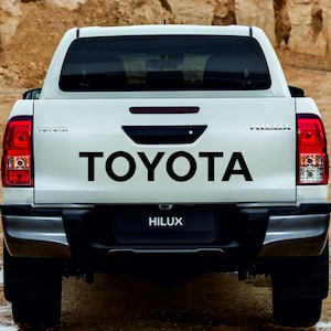 Toyota sticker Hilux Tailgate rear door decal pick up D4D Toyota decals ,toyotda stickers,Hilux decal ,hilux sticker