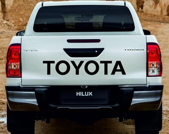 Toyota-sticker Hilux achterklep sticker achterklep pick-up D4D Toyota-stickers, toyotda-stickers, Hilux-sticker, hilux-sticker