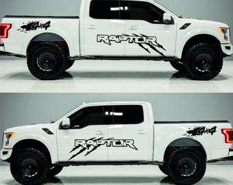 Ford Raptor claw Ford Raptor 4x4,Ford Car Raptor F150 Decal Vinyl Decal Sticker  Bumper Decal 4 pcs tag sets 4x4 Adventure universal decal
