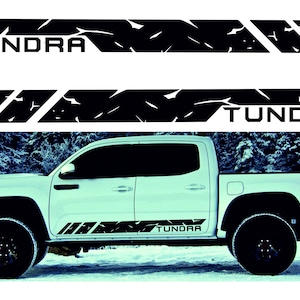 Toyota Tundra  4X4 off road decal / Tundra Decal,Mountain Decal,Stickers, Tundra stickers 2 pieces