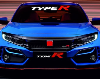 Honda TYPER-logo sticker, Honda voorruit vinyl sticker sticker, Civic stickers, Civic stickers, Honda Civic sleutelhanger, Civic stickers, Honda-embleem