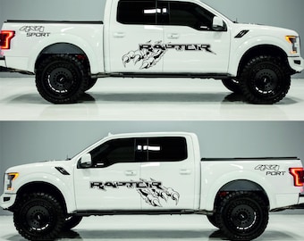 Ford Raptor claw Ford Raptor 4x4,Ford Car Raptor F150 Decal Vinyl Decal Sticker  Bumper Decal 4 pcs tag sets 4x4 Adventure universal decal