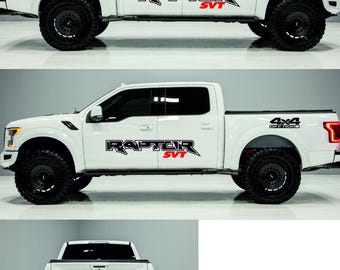 Ford Raptor SVT   Ford Raptor 4x4,Ford Car Raptor F150 Decal Vinyl Decal Sticker  Bumper Decal 4 pcs tag sets 4x4 Adventure