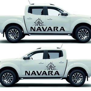 Nissan compass 4 Pcs Panel Door Side Stripes for NISSAN NAVARA - Decal sticker, Nissan NP300 NAVARA