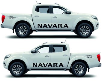 Nissan 4x4 Sport Panel Door Side Stripes for NISSAN NAVARA - Decal sticker, Nissan NP300 NAVARA