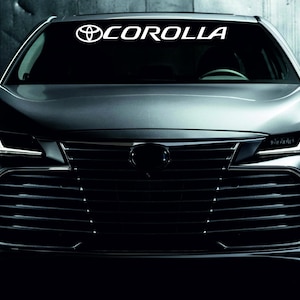 Toyota Corolla-logo voorruit vinyl sticker StickerToyota raamsticker sticker, Toyota vinyl, Toyota embleem