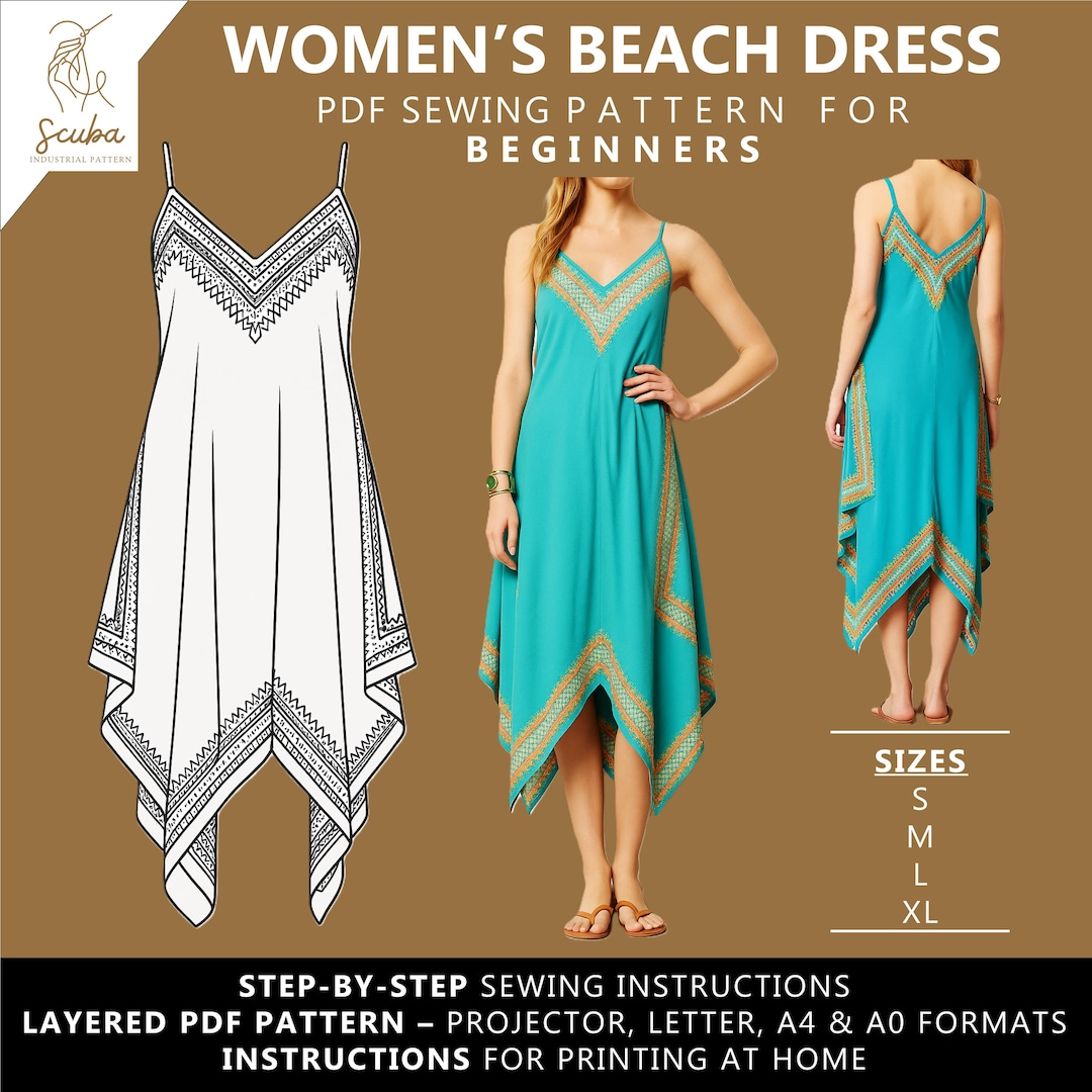 easy beach dress pattern Crochet Pattern main image 1