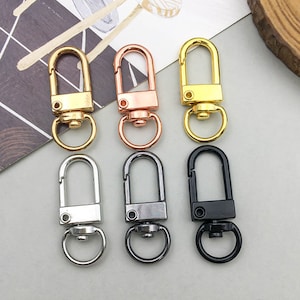 5/10/15pcs Keychain Lobster Clasp Key Hook Keychains Hook DIY For Jewelry Making Findings Accessories Supplies