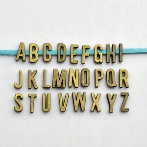 2 juegos De Bronce Antiguo Letra 26 Letras del Alfabeto "A-Z" Charms Colgante C6212