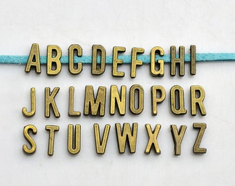 2 set Bronzo Antico Lettera 26 Lettere alfabeto "A-Z" Charms Pendente C6212