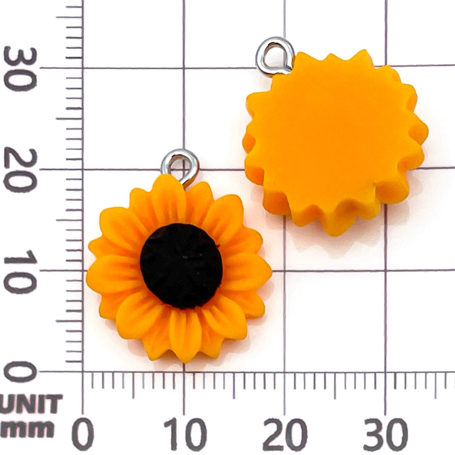 80 Decorazioni In Resina: Api E Fiori Margherita, Misure Varie, Retro Piatto, Per Ghirlande Fai Da Te, Torte E Biglietti