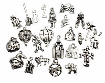 White Rabbit Pendants Large Focal Pendants Antiqued Silver Rabbit